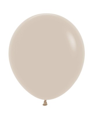 Balony lateksowe Sempertex White Sand 45cm, 25szt.