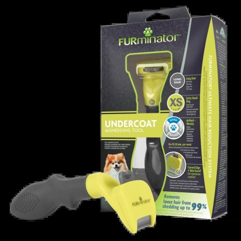 FURMINATOR Narzędzie Do Wyczesywania Podszerstka Dla Długowłosych Psów Miniaturowych Ras FURMINATOR Narzędzie Do Wyczesywania Podszerstka Dla Długowłosych Psów Miniaturowych Ras