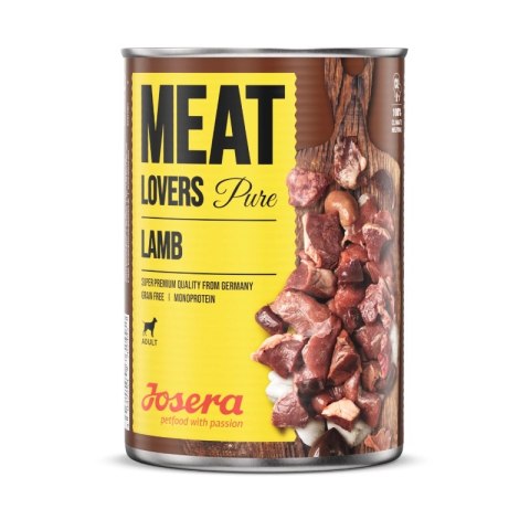 JOSERA Meat Lovers Pure Jagnięcina 400g JOSERA Meat Lovers Pure Jagnięcina 400g