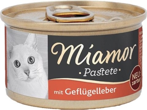 Miamor Pastete wątróbka drobiowa 85g puszka Miamor Pastete wątróbka drobiowa 85g puszka