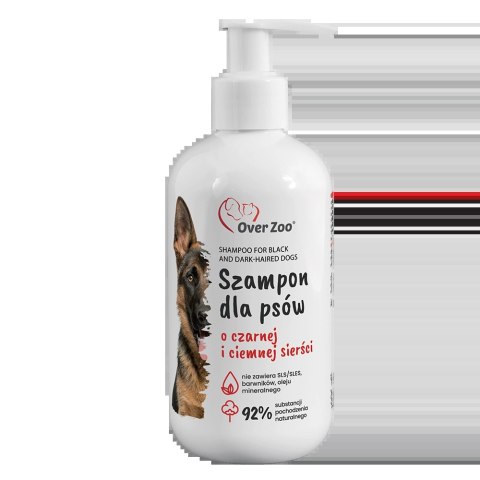 OVER ZOO Szampon Dla Psów O Czarnej I Ciemnej Sierści 250ml OVER ZOO Szampon Dla Psów O Czarnej I Ciemnej Sierści 250ml