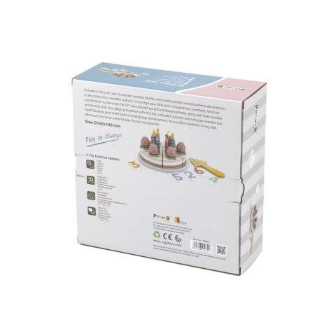 Viga 44060 PolarB Truskawkowy tort urodzinowy do krojenia Viga 44060 PolarB Truskawkowy tort urodzinowy do krojenia