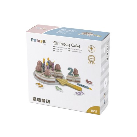 Viga 44060 PolarB Truskawkowy tort urodzinowy do krojenia Viga 44060 PolarB Truskawkowy tort urodzinowy do krojenia