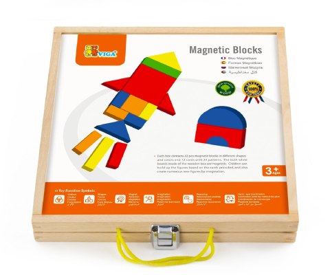 Viga 59687 Magnetyczna układanka w walizce Viga 59687 Magnetyczna układanka w walizce
