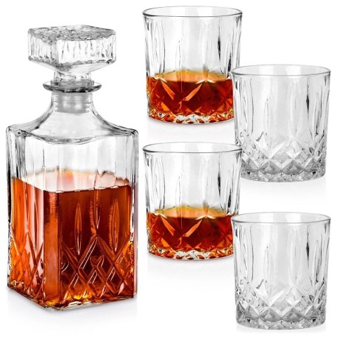 Karafka i Szklanki do Whisky Szklane VILDE 900 ml + 4x300 ml 5 el. Karafka i Szklanki do Whisky Szklane VILDE 900 ml + 4x300 ml 5 el.