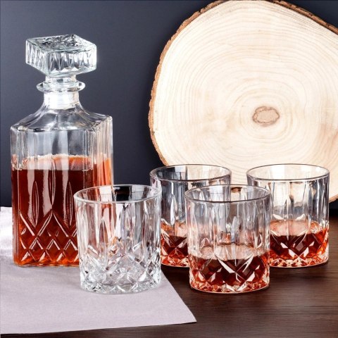 Karafka i Szklanki do Whisky Szklane VILDE 900 ml + 4x300 ml 5 el. Karafka i Szklanki do Whisky Szklane VILDE 900 ml + 4x300 ml 5 el.