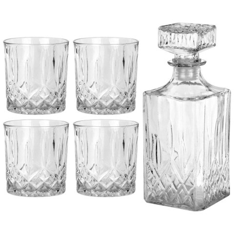 Karafka i Szklanki do Whisky Szklane VILDE 900 ml + 4x300 ml 5 el. Karafka i Szklanki do Whisky Szklane VILDE 900 ml + 4x300 ml 5 el.