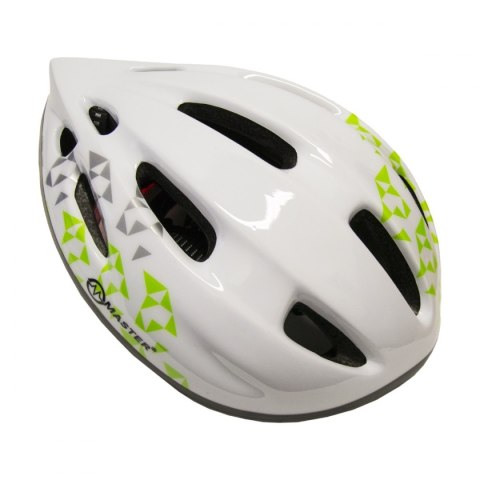 Kask Rowerowy Biały MASTER Flash M Kask Rowerowy Biały MASTER Flash M