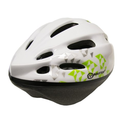 Kask Rowerowy Biały MASTER Flash M Kask Rowerowy Biały MASTER Flash M