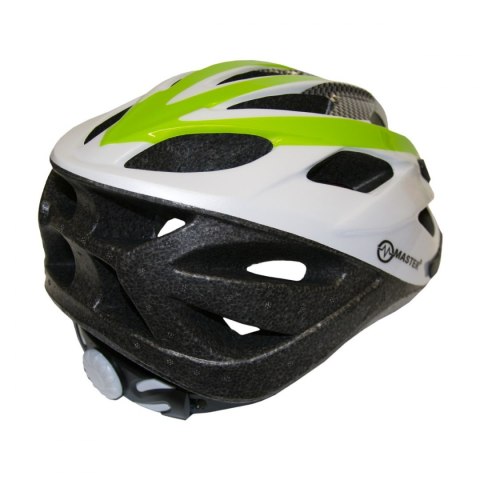 Kask Rowerowy MASTER Force M Zielono-Biały Kask Rowerowy MASTER Force M Zielono-Biały