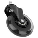 Kółka do Fotela Kauczukowe Obrotowe VILDE 7,5cm / 10 mm 5 szt.