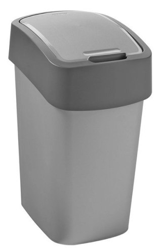 Curver Flip Bin Kosz Na Śmieci Szaro-Grafitowy 10l