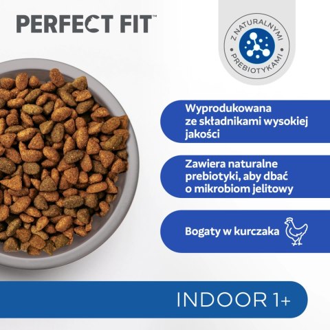 Perfect Fit™ - sucha karma pełnoporcjowa dla dorosłych kotów niewychodzących, bogata w kurczaka 7kg Perfect Fit™ - sucha karma pełnoporcjowa dla dorosłych kotów niewychodzących, bogata w kurczaka 7kg