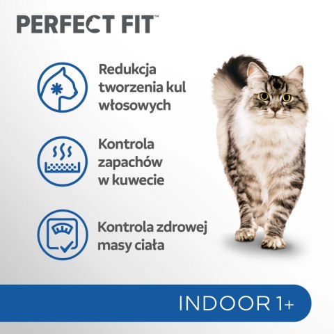 Perfect Fit™ - sucha karma pełnoporcjowa dla dorosłych kotów niewychodzących, bogata w kurczaka 7kg Perfect Fit™ - sucha karma pełnoporcjowa dla dorosłych kotów niewychodzących, bogata w kurczaka 7kg