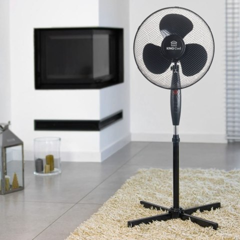 WENTYLATOR PODŁOGOWY 40CM 40W KINGCOOL KC-2125 CZARNY SIATKA WENTYLATOR PODŁOGOWY 40CM 40W KINGCOOL KC-2125 CZARNY SIATKA
