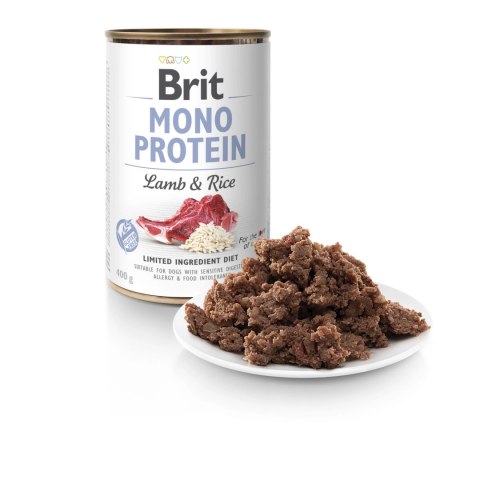 Brit Mono Protein Z Jagnięciną I Ryżem 400g Brit Mono Protein Z Jagnięciną I Ryżem 400g