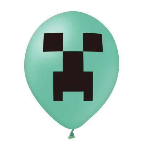 Zestaw Balonów zielonych Minecraft, 30cm, 12 szt. Zestaw Balonów zielonych Minecraft, 30cm, 12 szt.