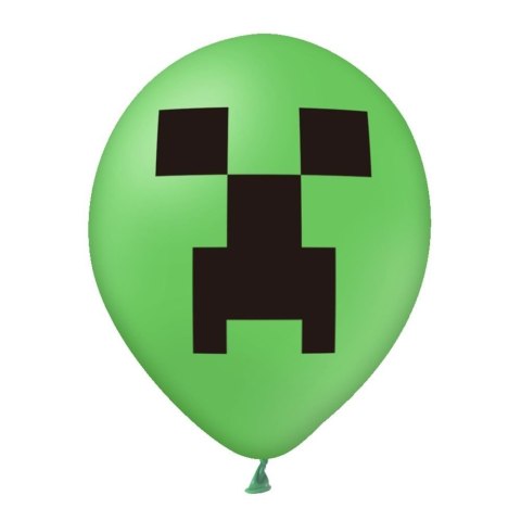 Zestaw Balonów zielonych Minecraft, 30cm, 12 szt. Zestaw Balonów zielonych Minecraft, 30cm, 12 szt.
