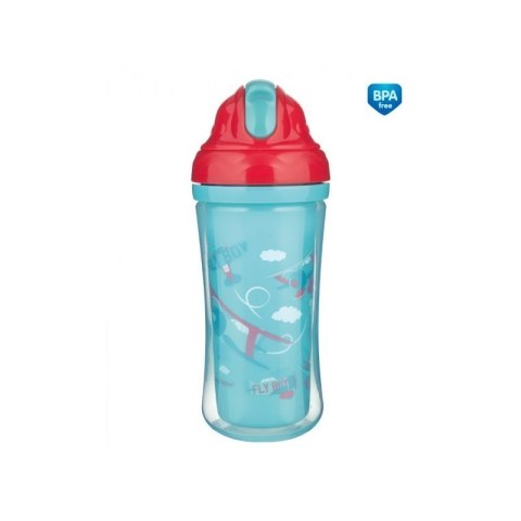 Bidon z sil.rur. 260ml samolot CANPOL BABIES Bidon z sil.rur. 260ml samolot CANPOL BABIES