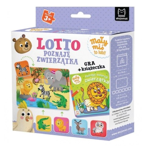 Lotto poznaję zwierzątka 3+ AKSJOMAT Lotto poznaję zwierzątka 3+ AKSJOMAT