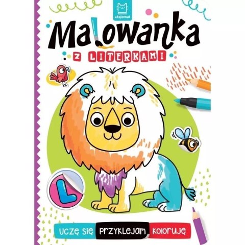 Malowanka z literkami AKSJOMAT Malowanka z literkami AKSJOMAT