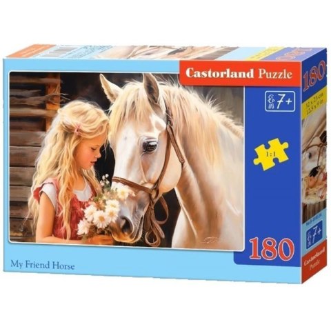 Puzzle 180 el. my friend horse CASTOR Puzzle 180 el. my friend horse CASTOR
