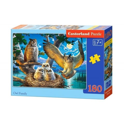 Puzzle 180 el. owl family CASTOR Puzzle 180 el. owl family CASTOR