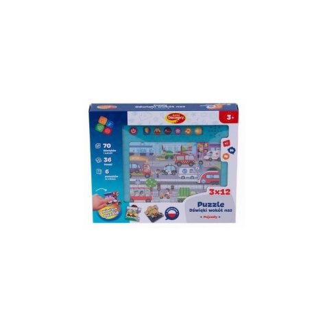 Puzzle dźwięki wokół pojazdy DUMEL Puzzle dźwięki wokół pojazdy DUMEL