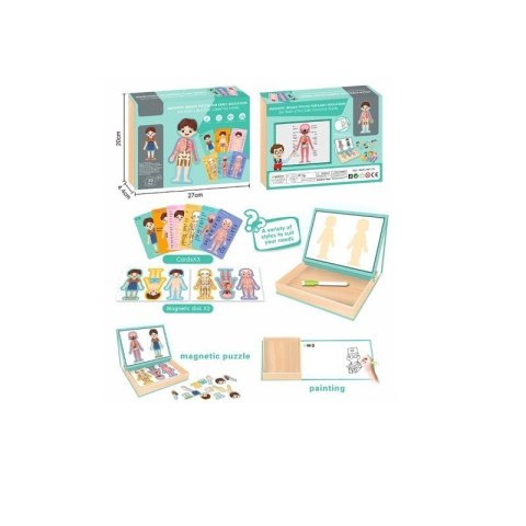 Puzzle magnetyczne EUROBABY ZABAWKI Puzzle magnetyczne EUROBABY ZABAWKI
