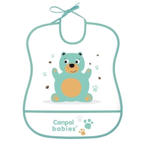 Ślinak plastikowy miękki CANPOL BABIES Ślinak plastikowy miękki CANPOL BABIES
