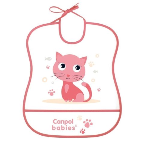 Ślinak plastikowy miękki CANPOL BABIES Ślinak plastikowy miękki CANPOL BABIES