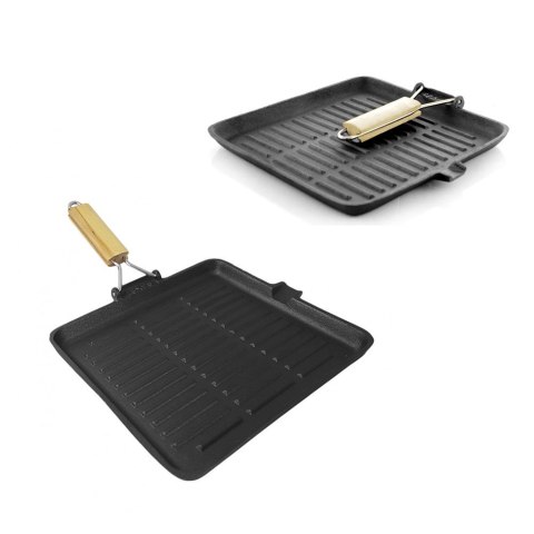PATELNIA GRILL ŻELIWNA 24cm KiNGHOFF KH-1107 PATELNIA GRILL ŻELIWNA 24cm KiNGHOFF KH-1107