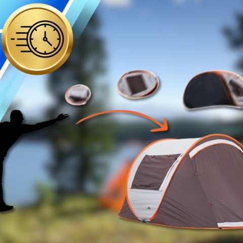 NAMIOT TURYSTYCZNY KEMPINGOWY Samorozkładający Pop-Up 2 Osoby Szybkie Rozkładanie Camping NAMIOT TURYSTYCZNY KEMPINGOWY Samorozkładający Pop-Up 2 Osoby Szybkie Rozkładanie Camping