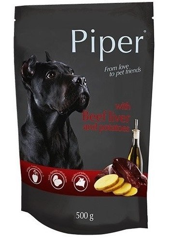 Dolina Noteci Piper Dla Psa Z Wątrobą Wołową I Ziemniakami 500g Dolina Noteci Piper Dla Psa Z Wątrobą Wołową I Ziemniakami 500g