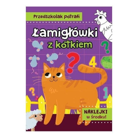 Łamigłowki z kotkiem AWM WYDAWNICTWO Łamigłowki z kotkiem AWM WYDAWNICTWO