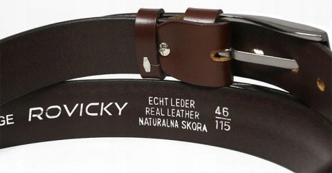 Stylowy, uniwersalny, pleciony pasek męski ze skóry naturalnej -Rovicky Stylowy, uniwersalny, pleciony pasek męski ze skóry naturalnej -Rovicky